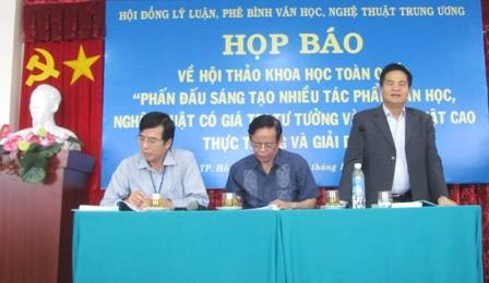 Hội thảo Lý luận, phê bình văn học, nghệ thuật toàn quốc - ảnh 1